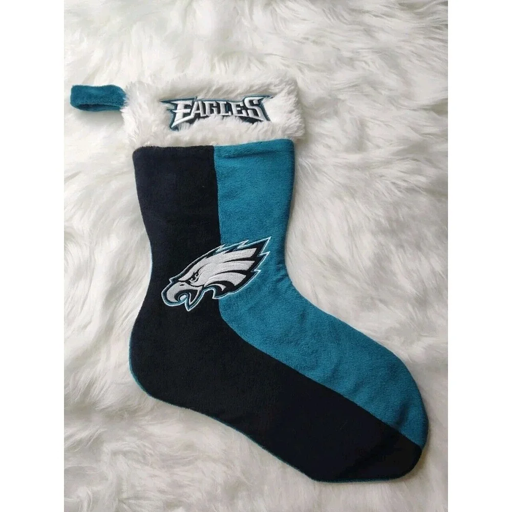 Philadelphia Eagles RETRO NFL Colorblock Christmas Stocking‎